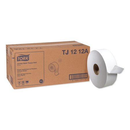 Tork 1 Ply Ply, White, 6 PK TJ1212A